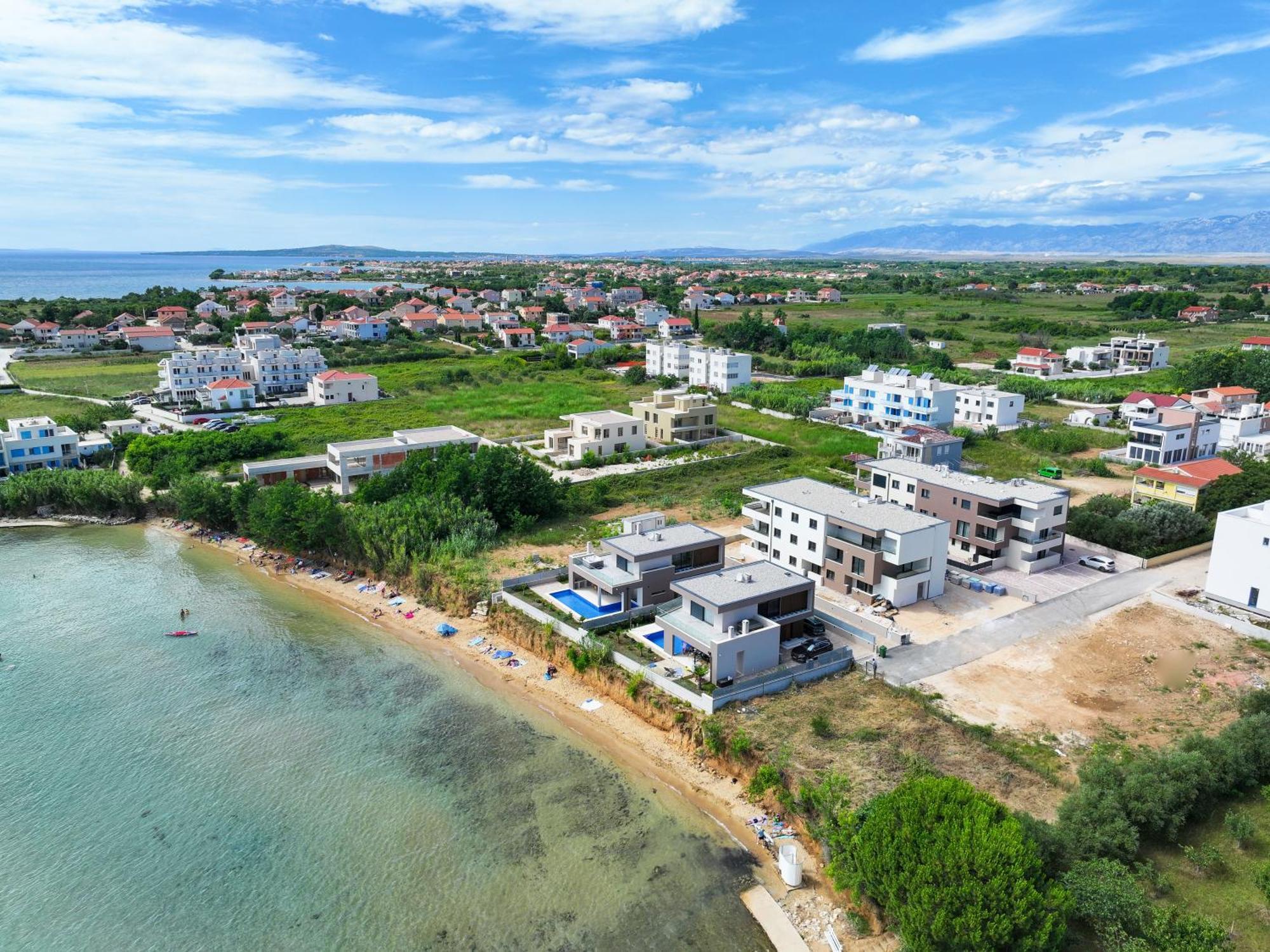 Deluxe Apartments Privlaka On The Sand Luaran gambar