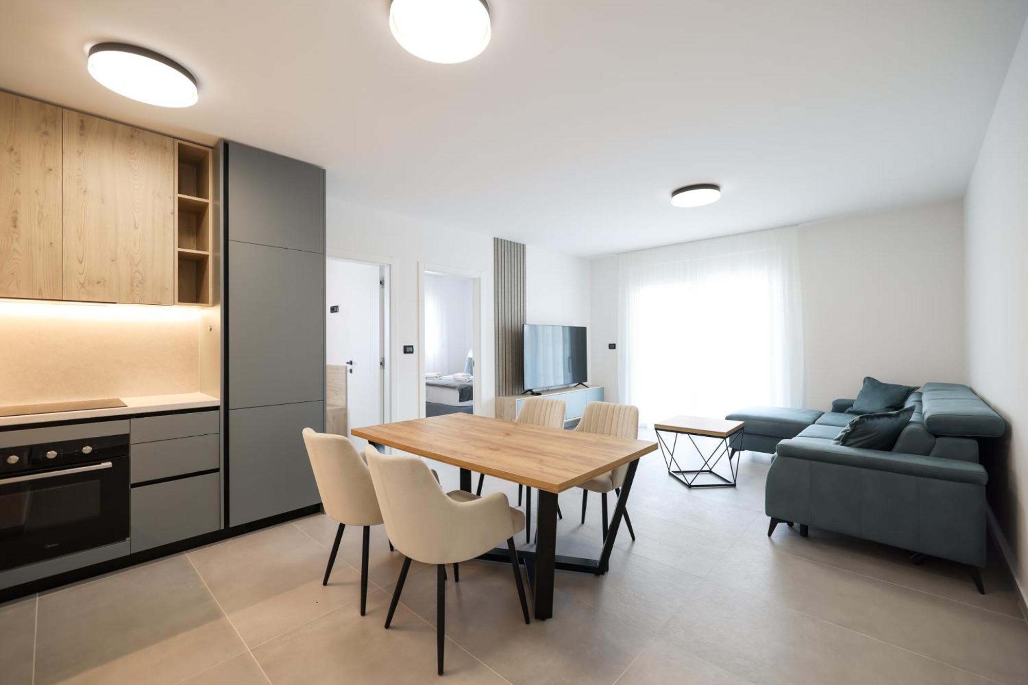 Deluxe Apartments Privlaka On The Sand Luaran gambar